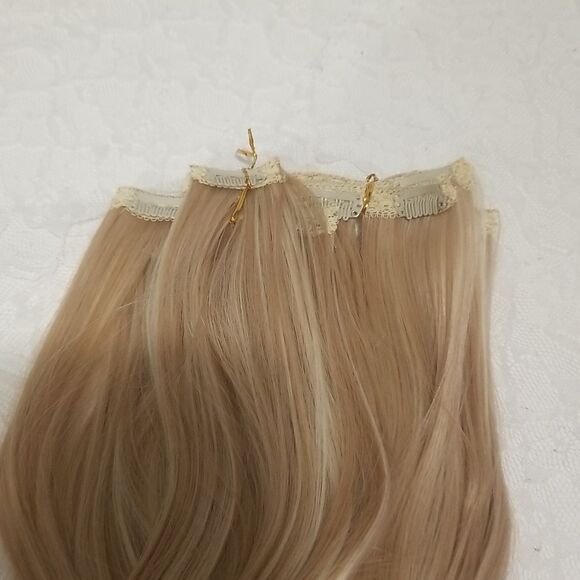 Dirty blonde Clip in human hair extensions 22" - Picture 12 of 16